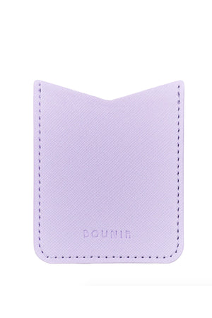 FJORD - violet vegan leather pocket