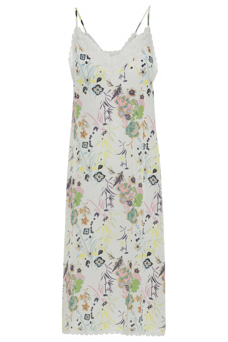 CAMILOU - Lace Detail Slip Dress