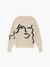 ANITA - Abstract Figure Sweater