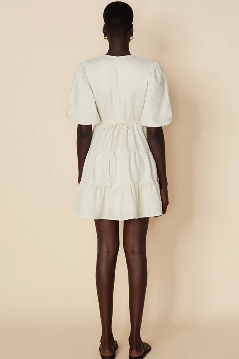 ELMIYA- Linen Mini Dress