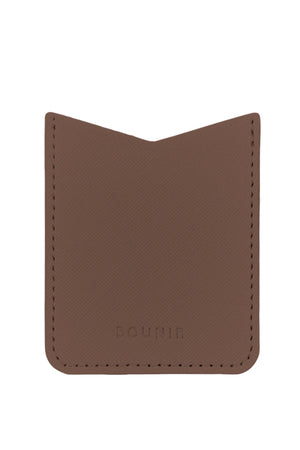 FJORD - brown vegan leather pocket